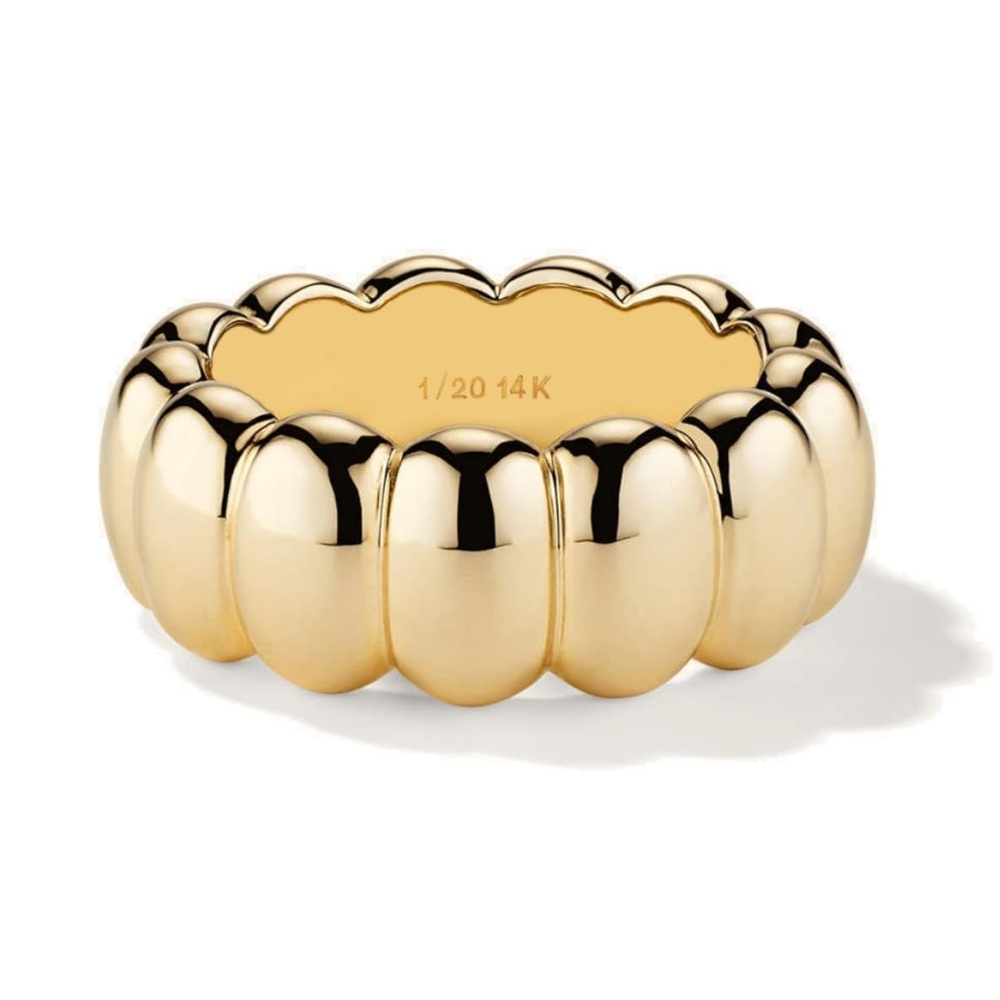 14K Gold Chunky Ring